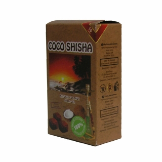 Кокосове вугілля для кальяну COCO SHISHA 10шт