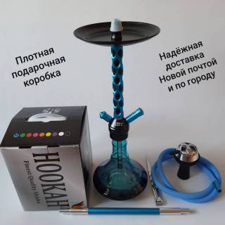 Кальян Amy Deluxe 3D Blue  8159