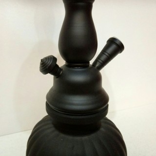 Огромный ассортимент маленьких кальянов  Кальян чёрный матовый SUPER HOOKAH 30 см. 2767