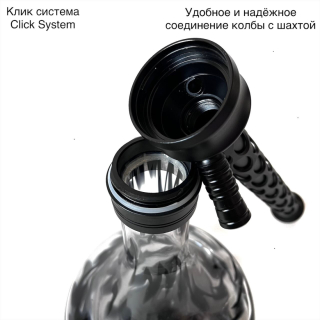 Кальян Deluxe 3D Hookah black 078r