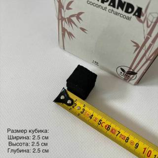 Размер кубика 2,5 см на 2,5 см