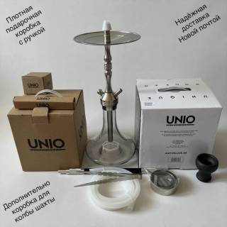 Кальян Amy Deluxe UNIO 002-02 Transparent