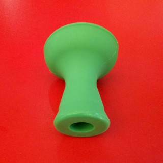 Силиконовая чаша для кальяна Вулкан Зелёная AMY
