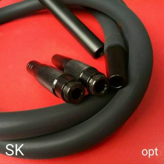 Силиконовая трубка шланг для кальяна Amy Deluxe  Soft Tuch Black  TDK  3851 очень приятная на ощупь