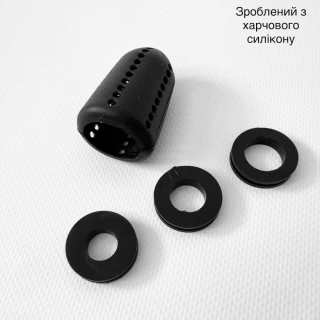 Диффузор для кальяна силиконовый чёрный