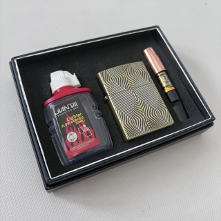 Набор бензиновая зажигалка Kantai U8 + бензин + мундштук