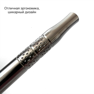 Силиконовый шланг для кальяна SOFT TOUCH Silver 180D