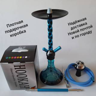 Кальян Amy Deluxe 3D Blue  8159