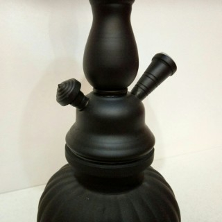 Огромный ассортимент маленьких кальянов  Кальян чёрный матовый SUPER HOOKAH 30 см. 2767
