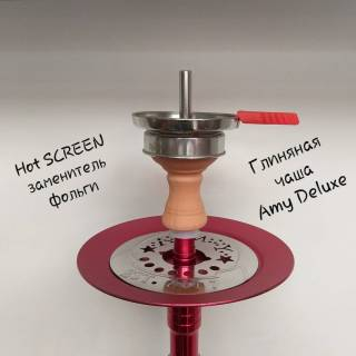 Кальян AMY DELUXE Fours Stars 660 Red 3097