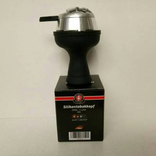 Оригинальная силиконовая чаша для кальяна Amy Deluxe Black 9385 отличное качество