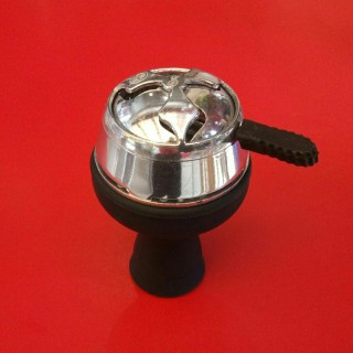 Силиконовая чаша для кальяна чёрная оптом