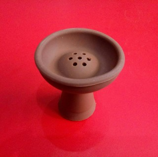 Силиконовая чаша для кальяна Вулкан, коричневая 2959