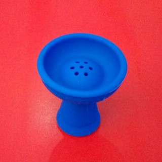 Силиконовая чаша для кальяна Вулкан синяя, 1010