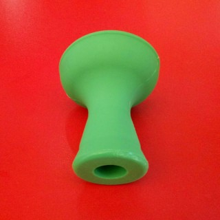Силиконовая чаша для кальяна Вулкан Зелёная AMY