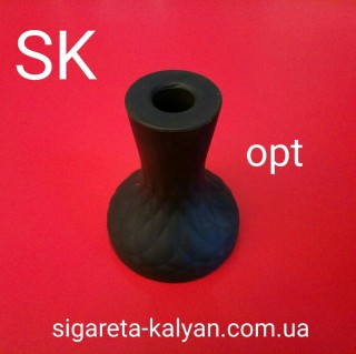 Силиконовая чаша для кальяна Торнадо чёрная 4322 чаши для кафе