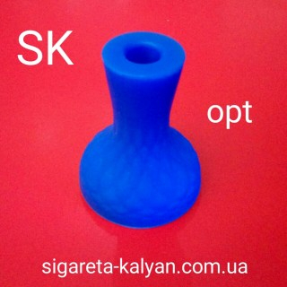 Силиконовая чаша для кальяна Торнадо синяя 4320 только самые популярные и самые лучшие чаши для кальяна