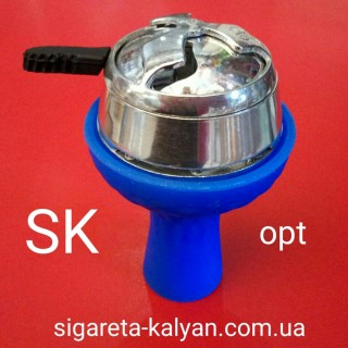 Силиконовая чаша для кальяна Торнадо синяя 4320 для изысканных любителей кальяна