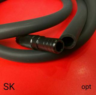 Силиконовая трубка шланг для кальяна Amy Deluxe  Soft Tuch Black  TDK  3851 оригинальные трубки для кальяна Amy Deluxe