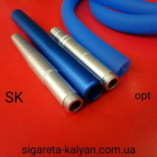 Силиконовая трубка шланг для кальяна Garden Soft Tuch TDK Blue 3786 доставка по всей Украине