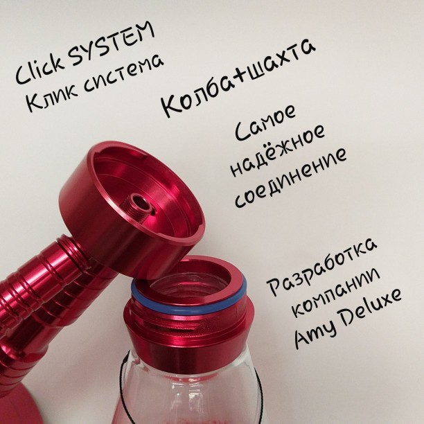 Click SYSTEM клик системой 660 Колба с шахтой соединяются клик системой 660